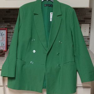 Green blazer
